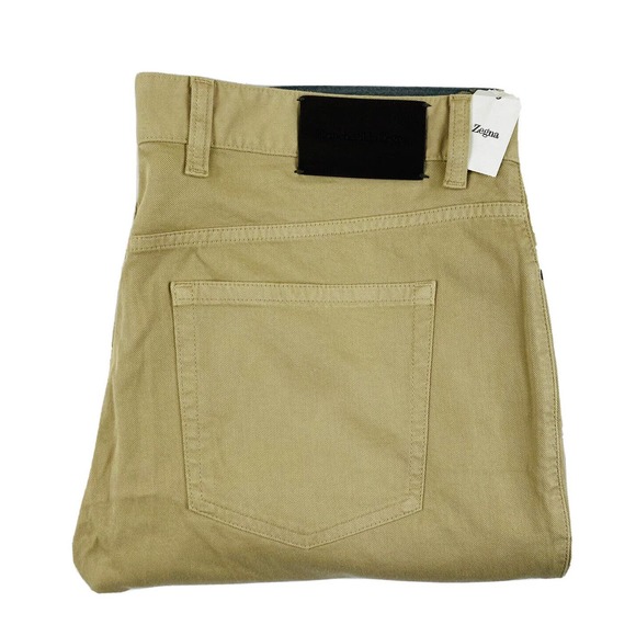 Ermenegildo Zegna Brown Cotton 5 Pocket Pant Size Mens...